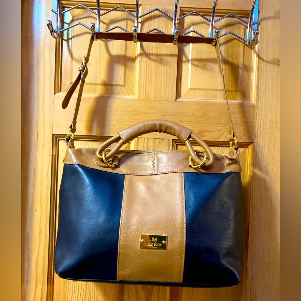 JM New York Leather Bag